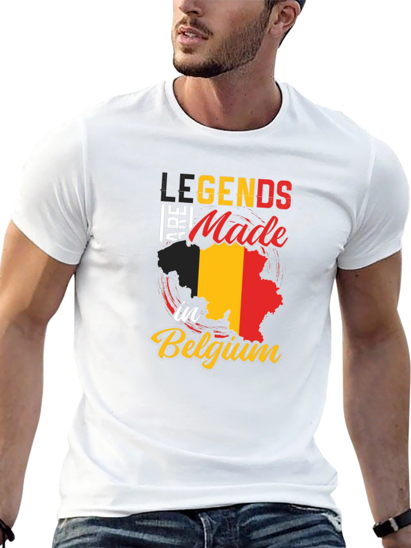 Legends Are Made In Belgium Graphic Tee