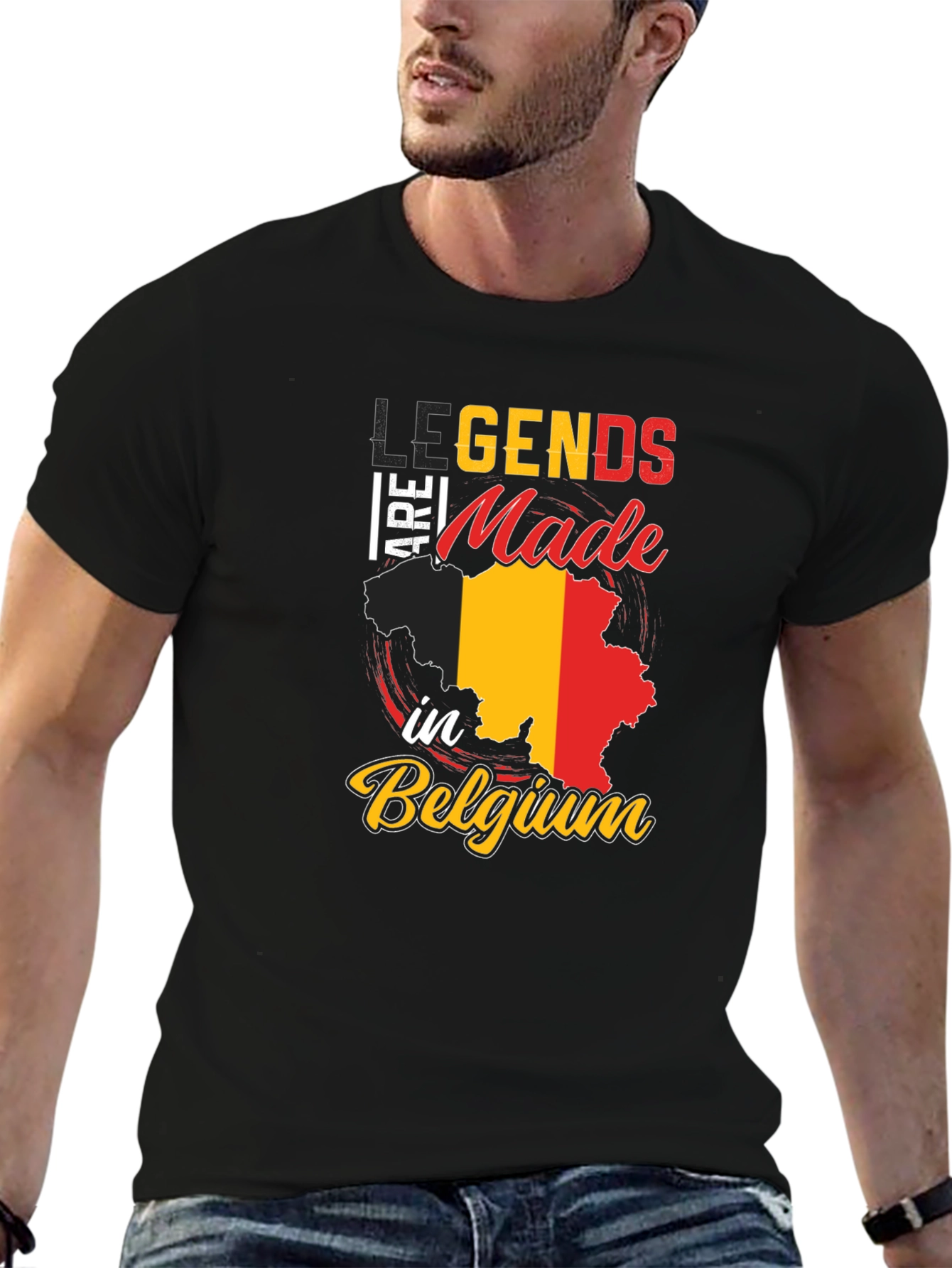 Legends Are Made In Belgium Graphic Tee