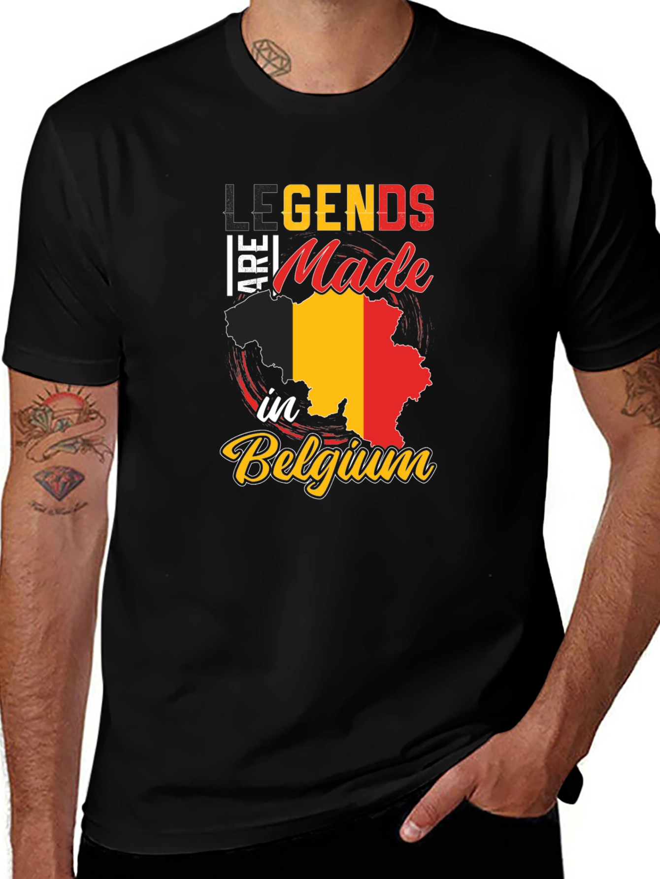 Legends Are Made In Belgium Graphic Tee