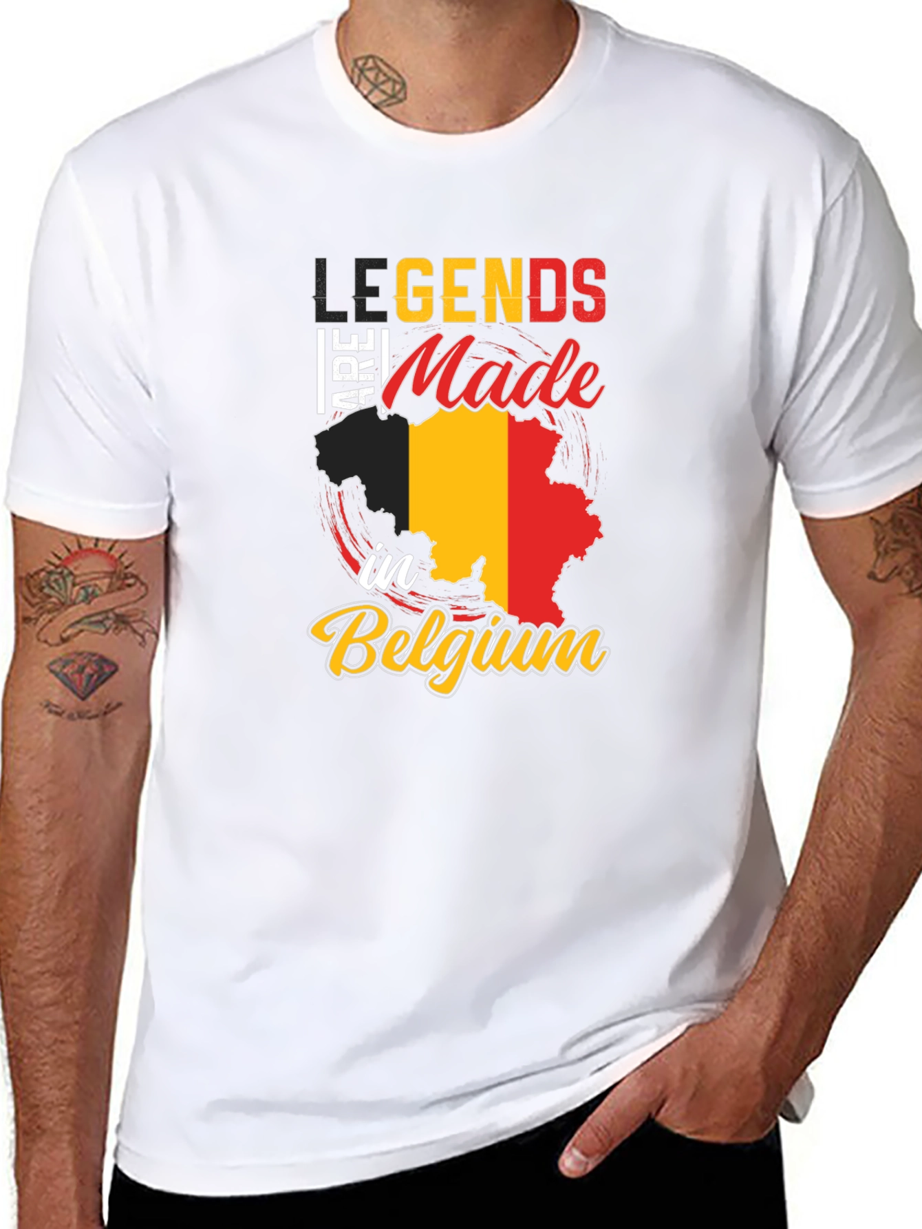Legends Are Made In Belgium Graphic Tee