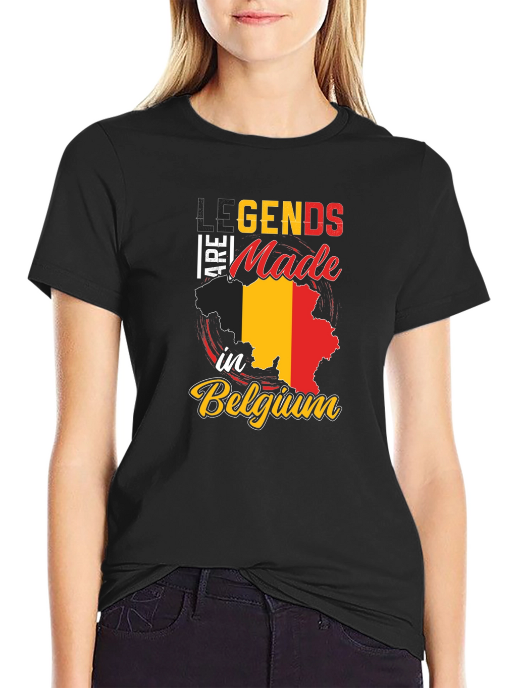 Legends Are Made In Belgium Graphic Tee