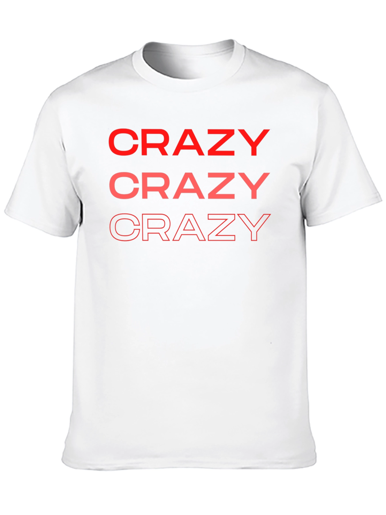 Crazy Graphic Print T-Shirt
