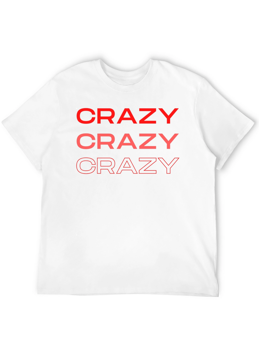 Crazy Graphic Print T-Shirt