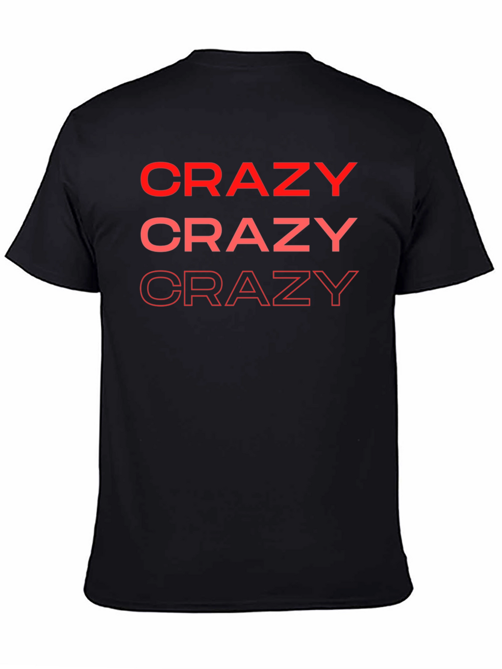 Crazy Graphic Print T-Shirt