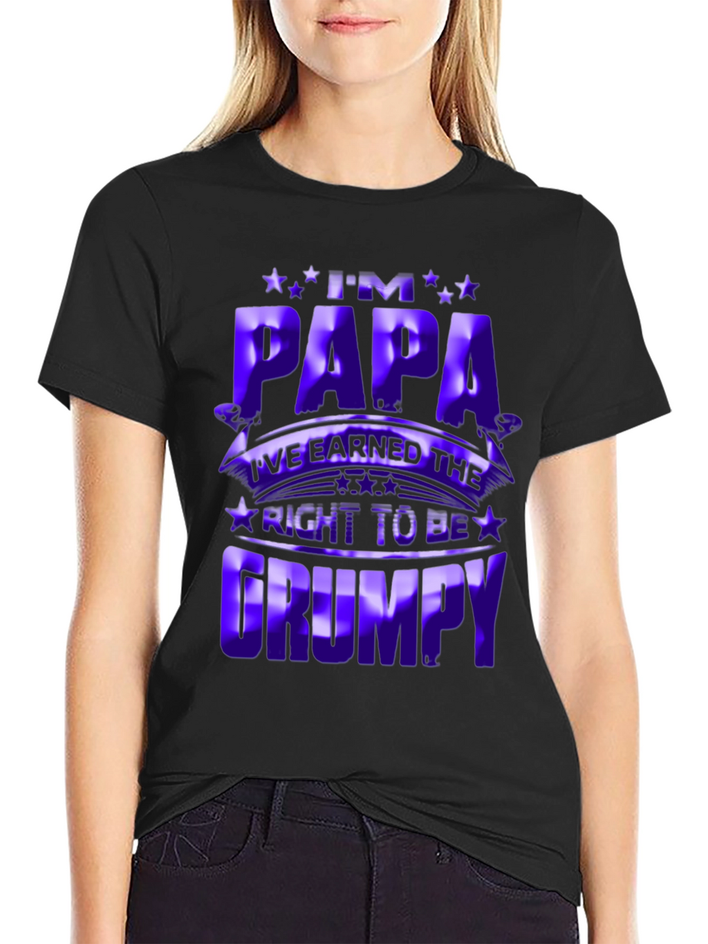 Im Papa Earned Right to be Grumpy T-Shirt