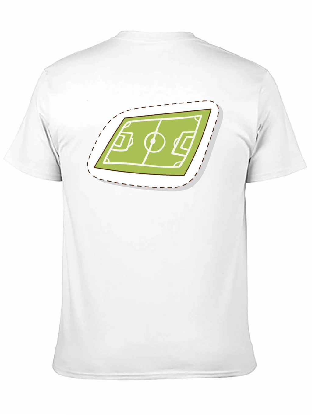 Soccer Field Graphic Tee - Sporty Black T-Shirt