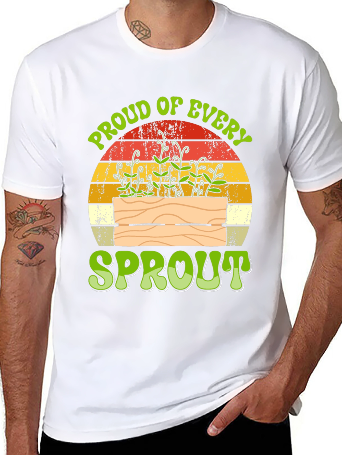 Proud of Every Sprout T-Shirt - Gardening Tee