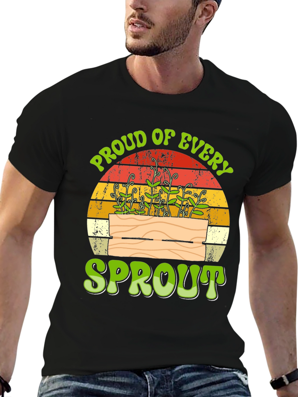 Proud of Every Sprout T-Shirt - Gardening Tee