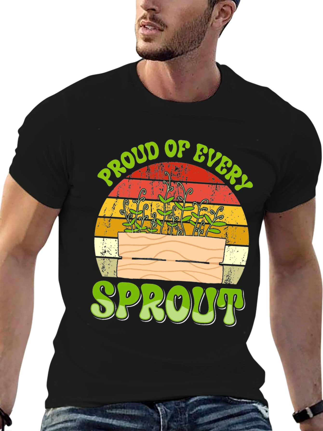Proud of Every Sprout T-Shirt - Gardening Tee