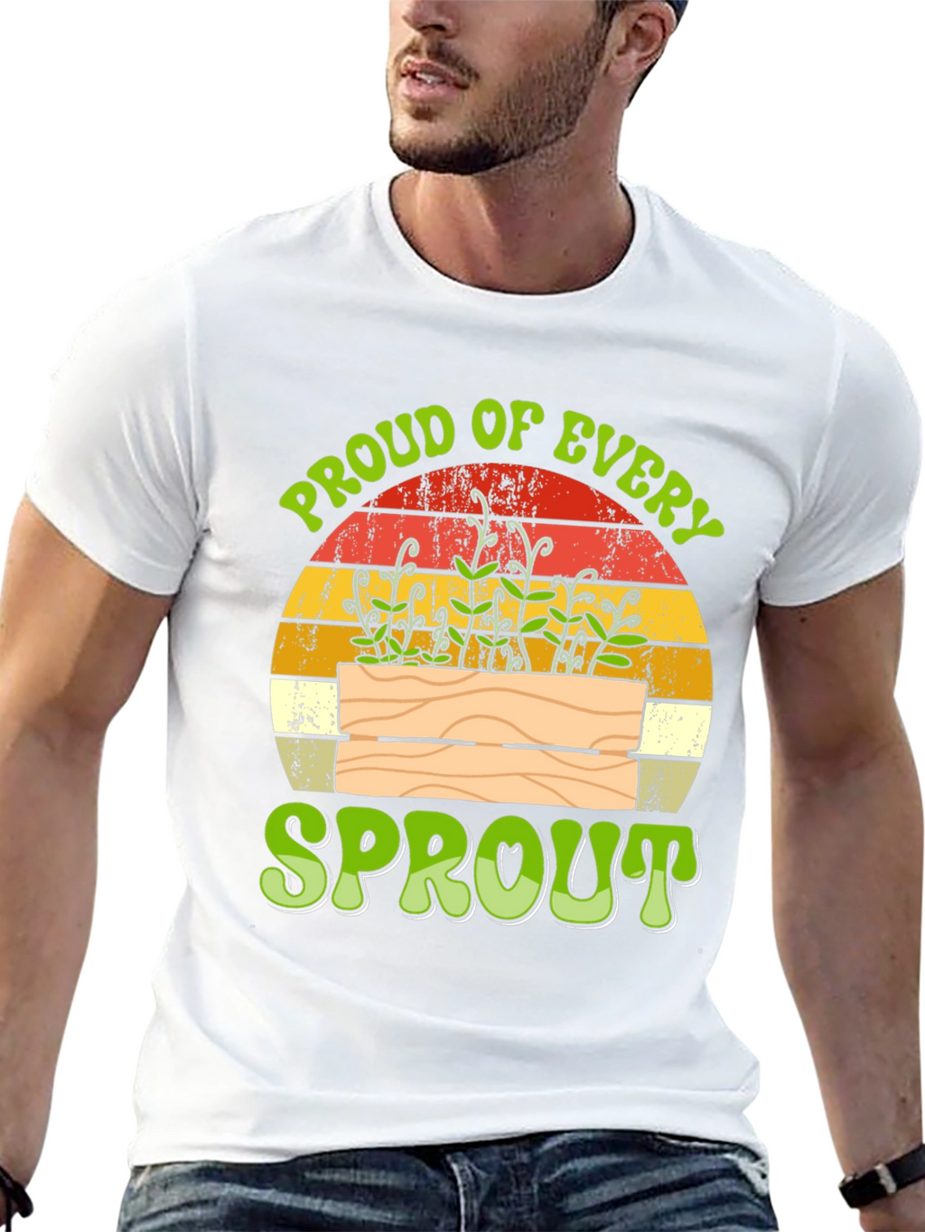 Proud of Every Sprout T-Shirt - Gardening Tee