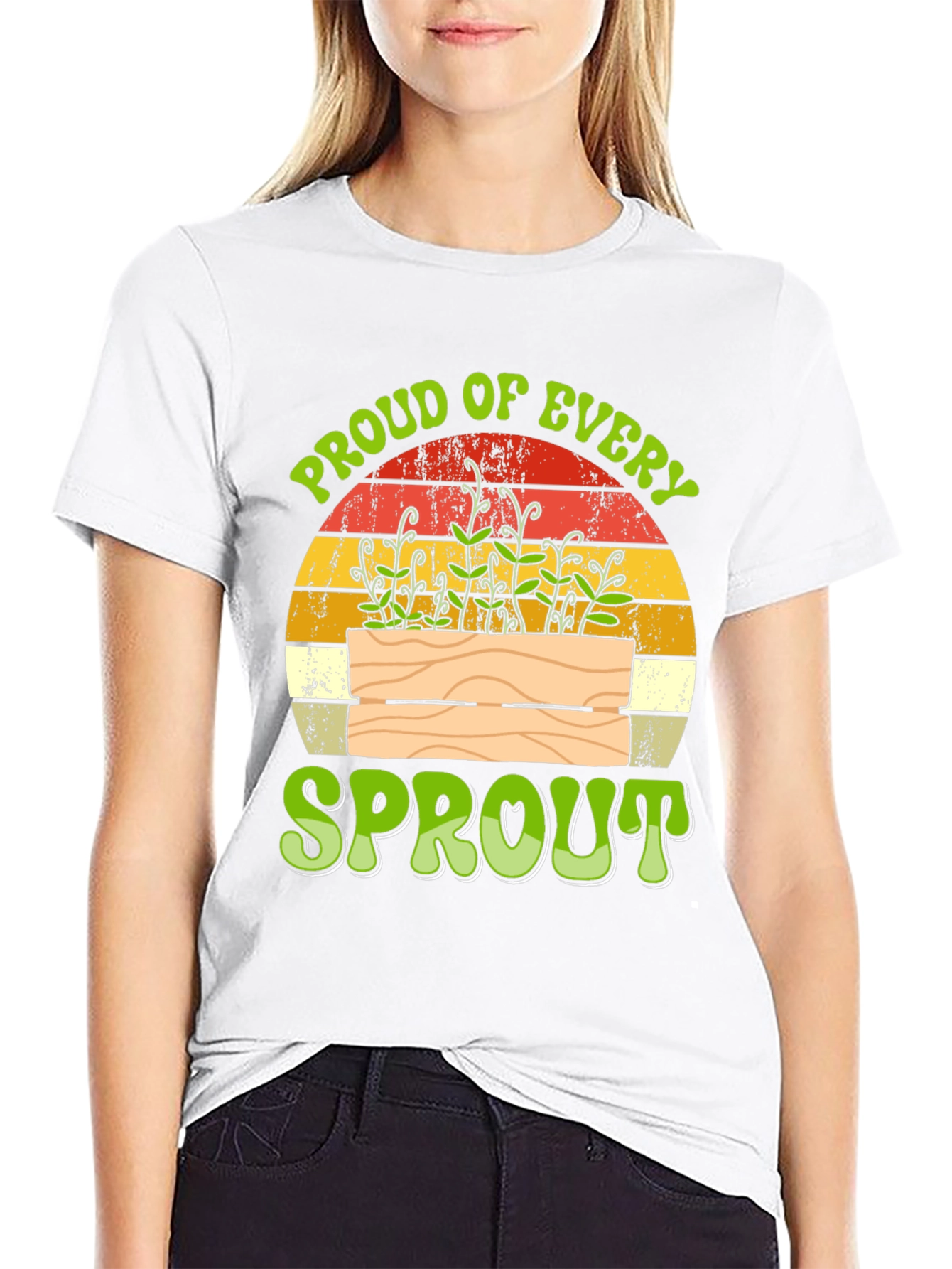 Proud of Every Sprout T-Shirt - Gardening Tee