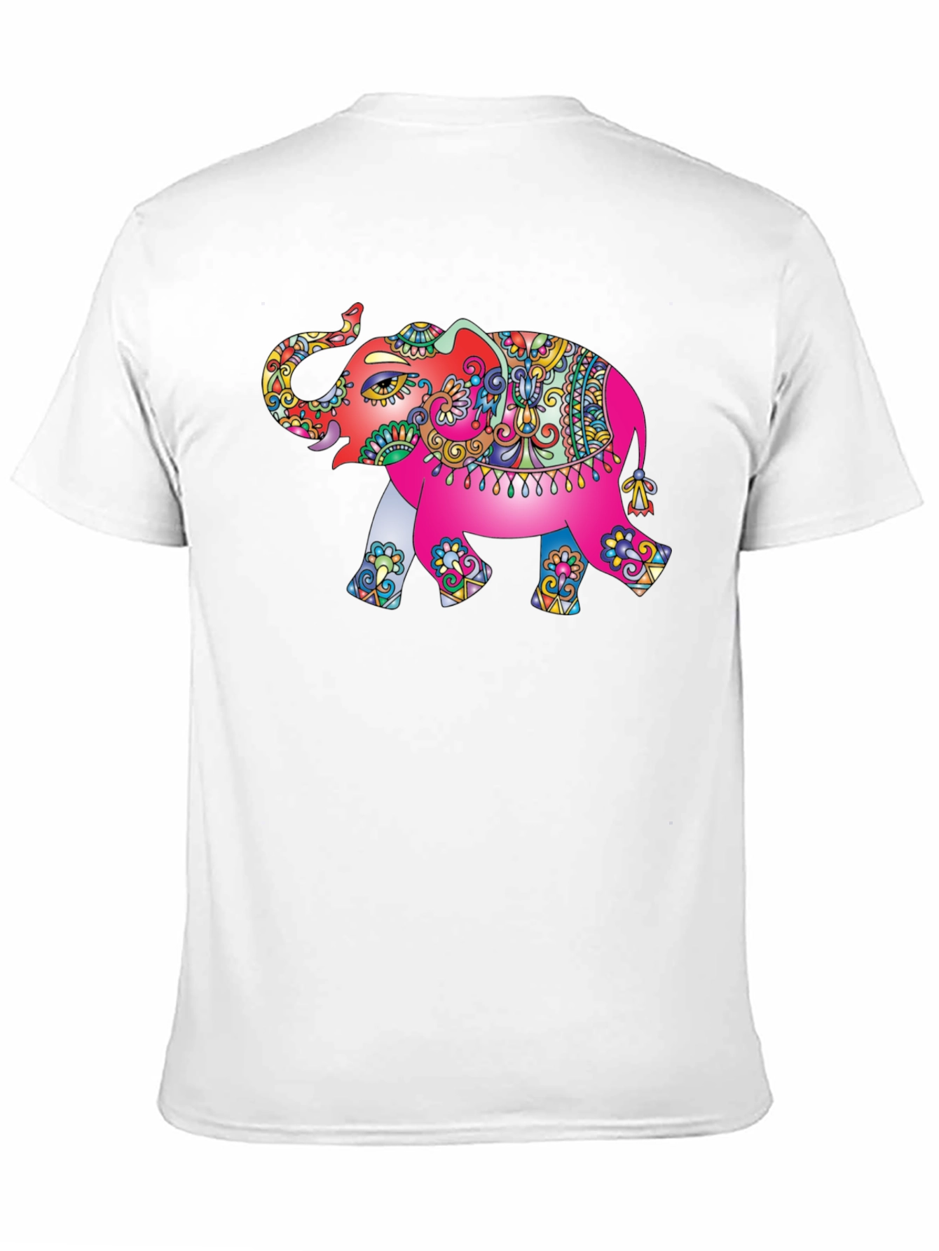 Elephant Graphic Black T-Shirt