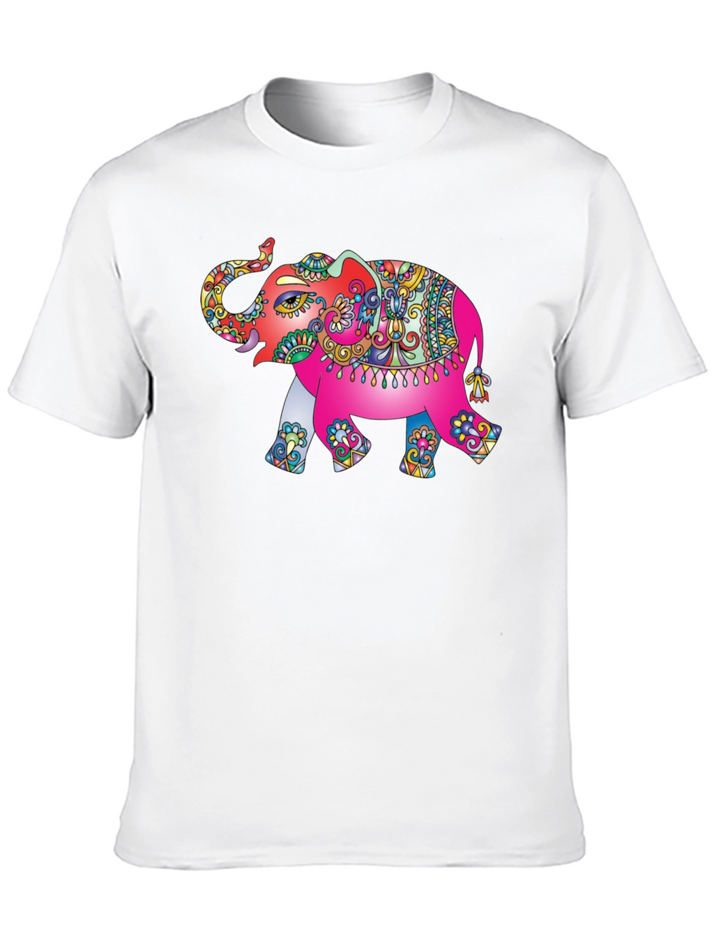 Elephant Graphic Black T-Shirt