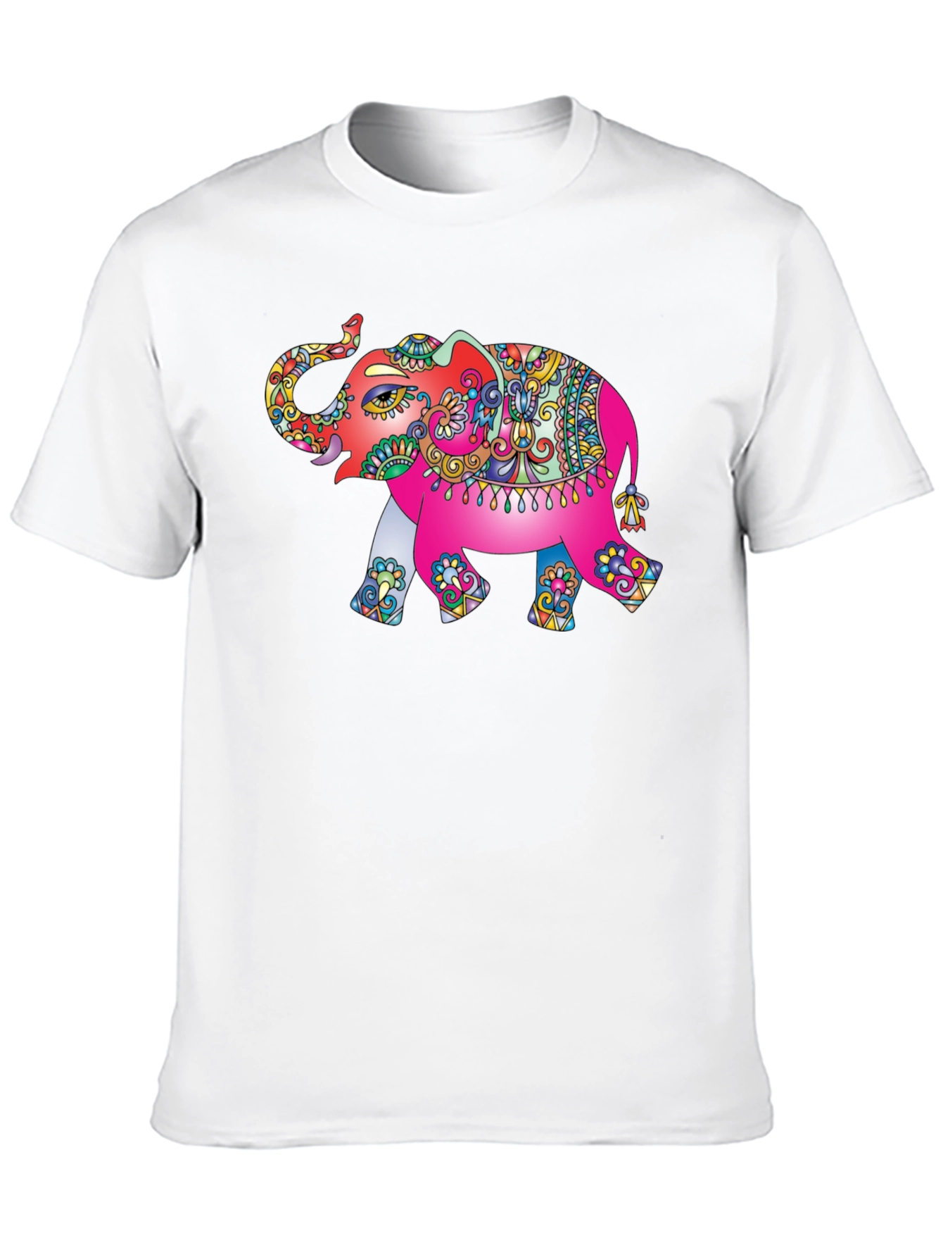 Elephant Graphic Black T-Shirt