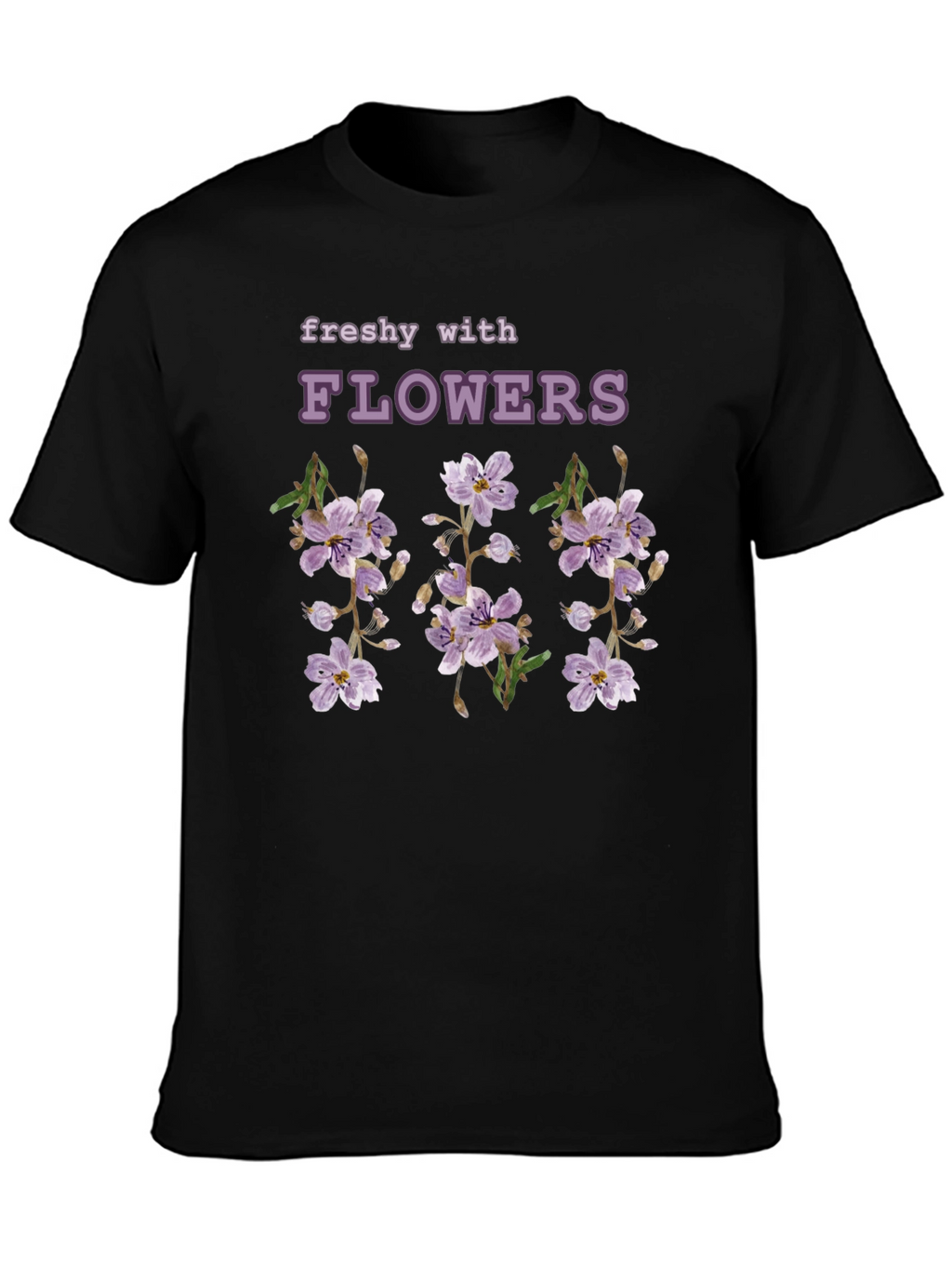 Freshy with Flowers Graphic T-Shirt
