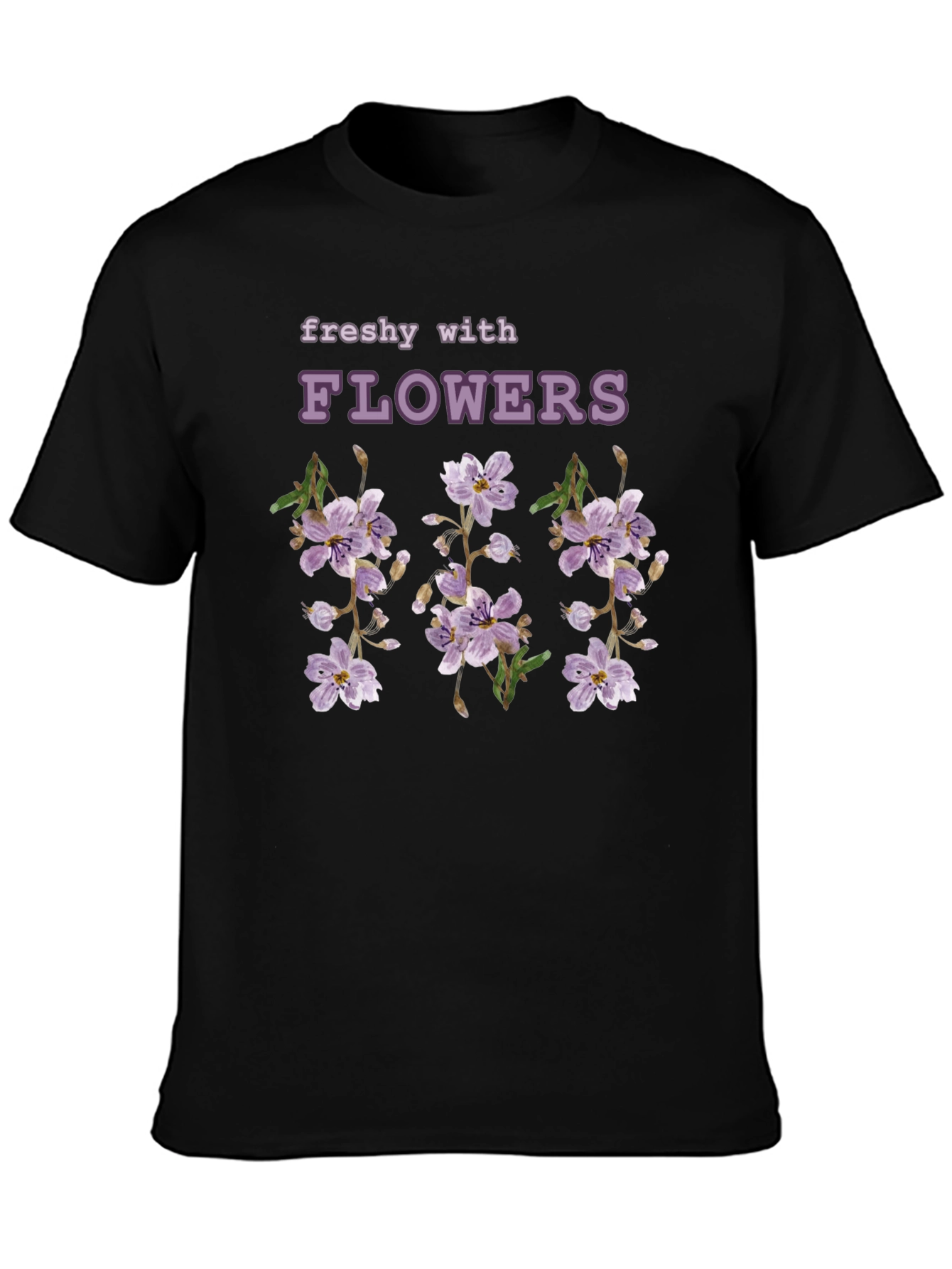 Freshy with Flowers Graphic T-Shirt