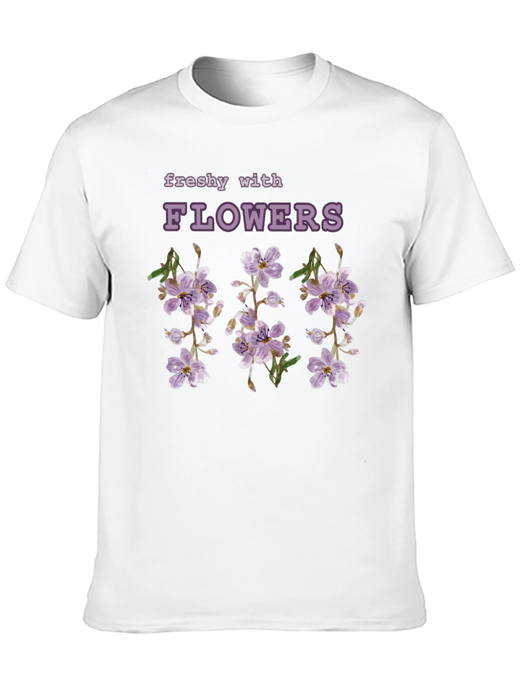 Freshy with Flowers Graphic T-Shirt