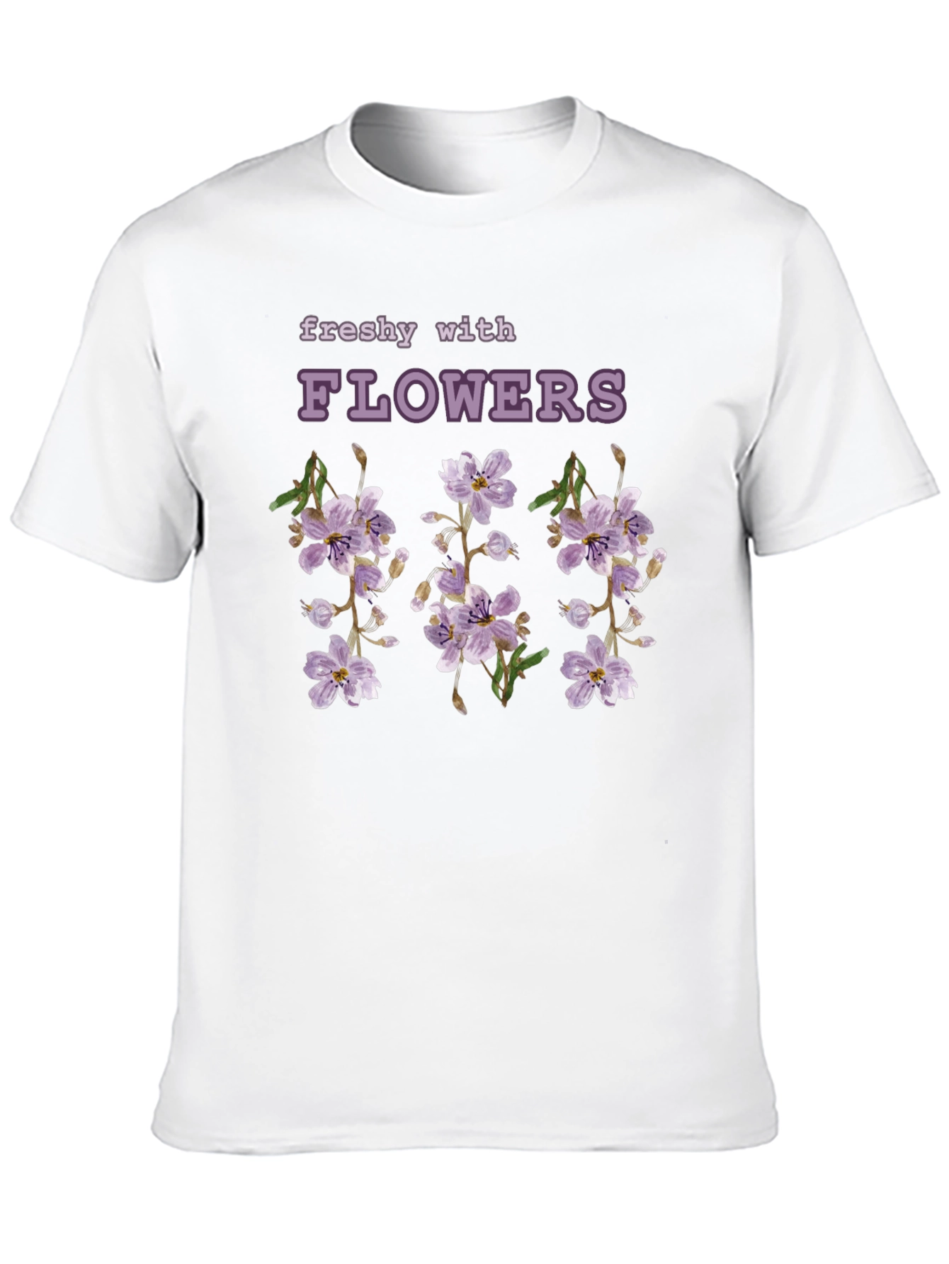 Freshy with Flowers Graphic T-Shirt