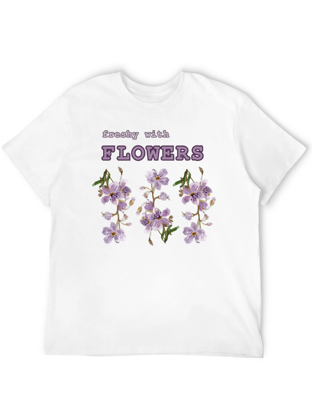 Freshy with Flowers Graphic T-Shirt