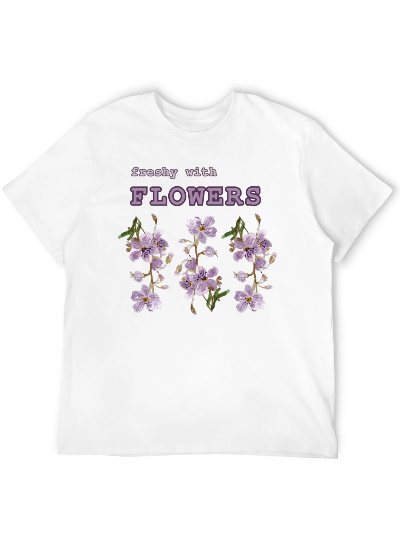 Freshy with Flowers Graphic T-Shirt