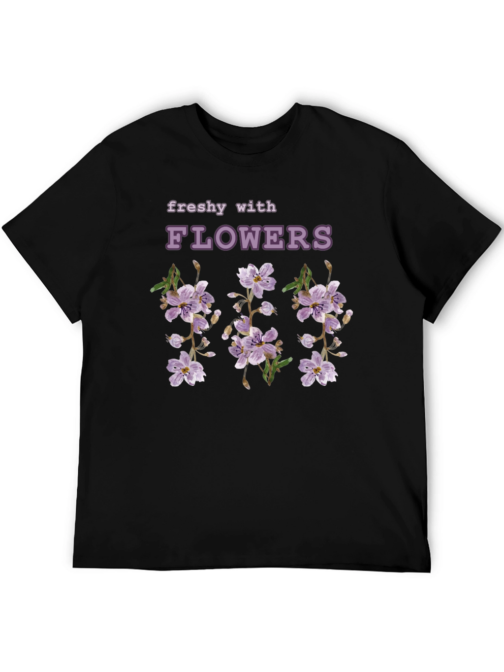 Freshy with Flowers Graphic T-Shirt
