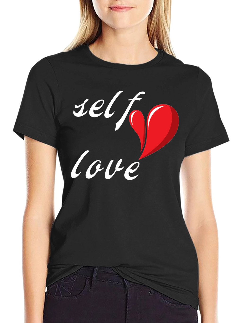 Self Love Black Graphic Tee - Express Yourself