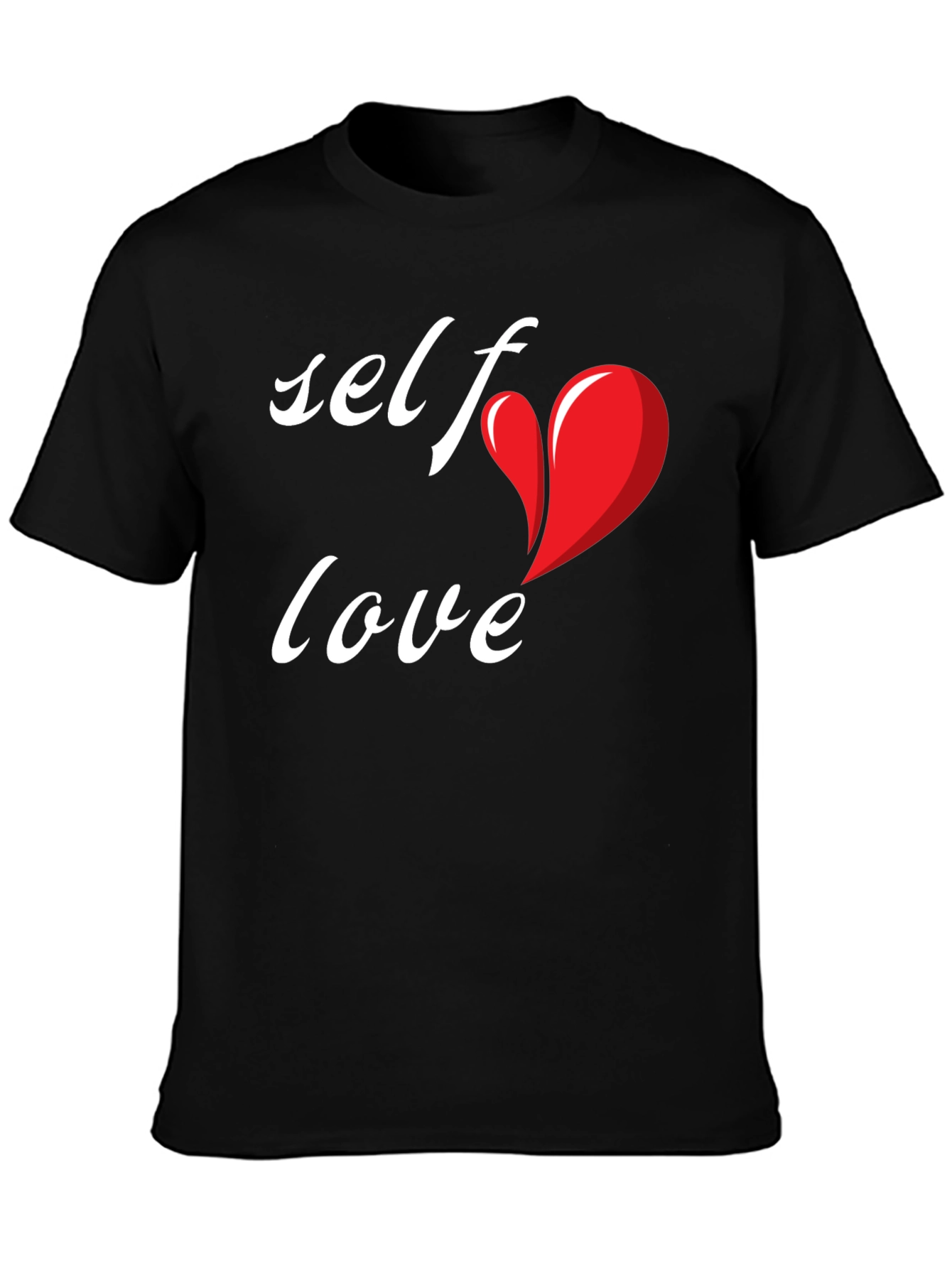 Self Love Black Graphic Tee - Express Yourself
