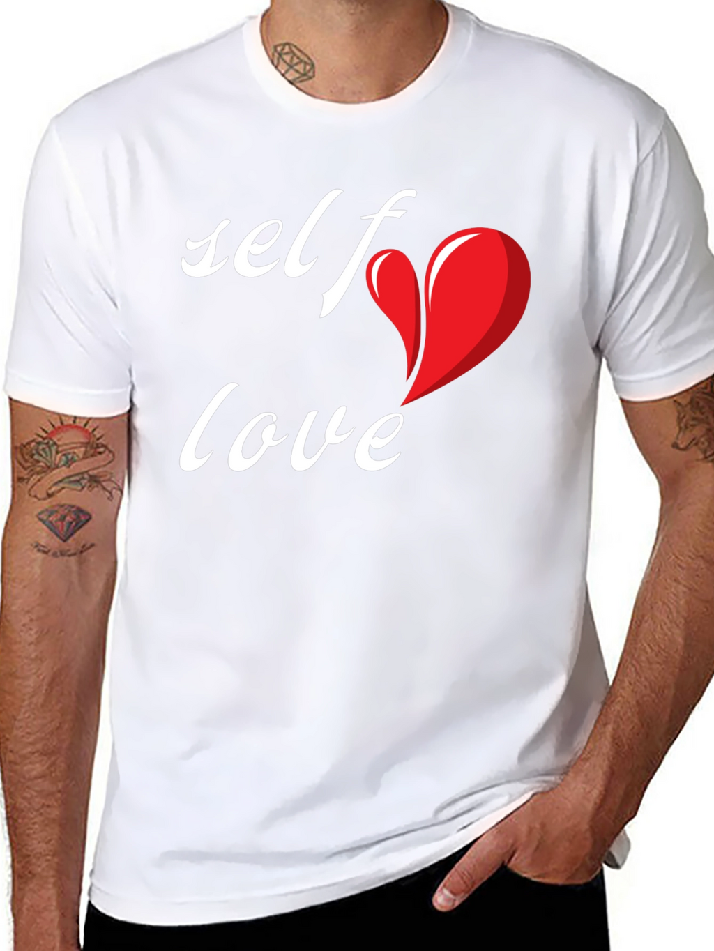 Self Love Black Graphic Tee - Express Yourself