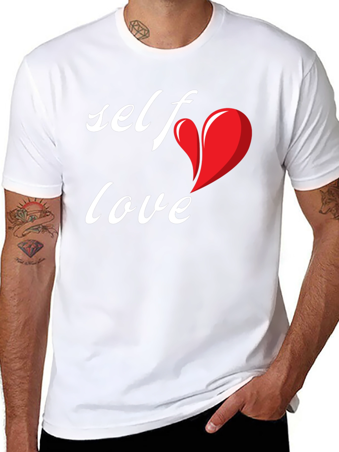 Self Love Black Graphic Tee - Express Yourself