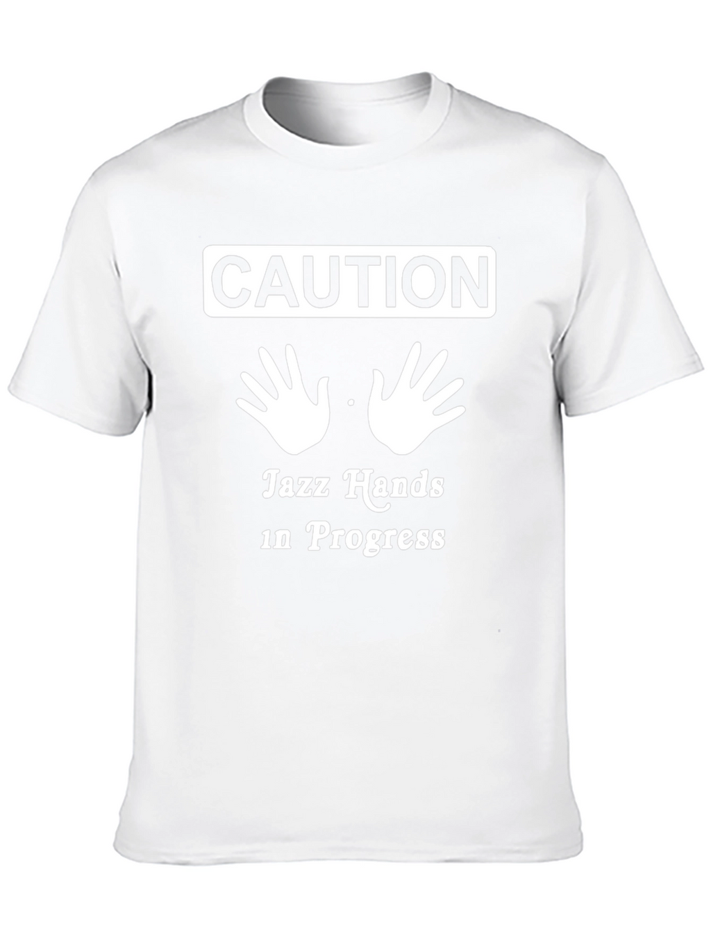 Caution Jazz Hands T-Shirt - Novelty Dance Tee