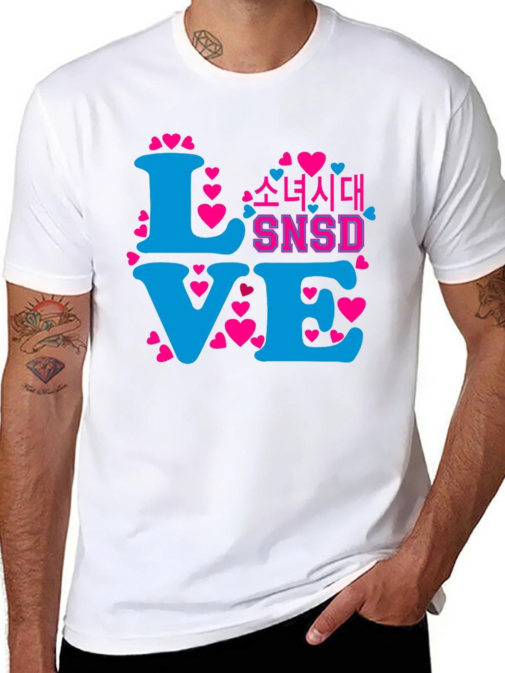 SNSD Love T-Shirt - K-Pop Inspired Design