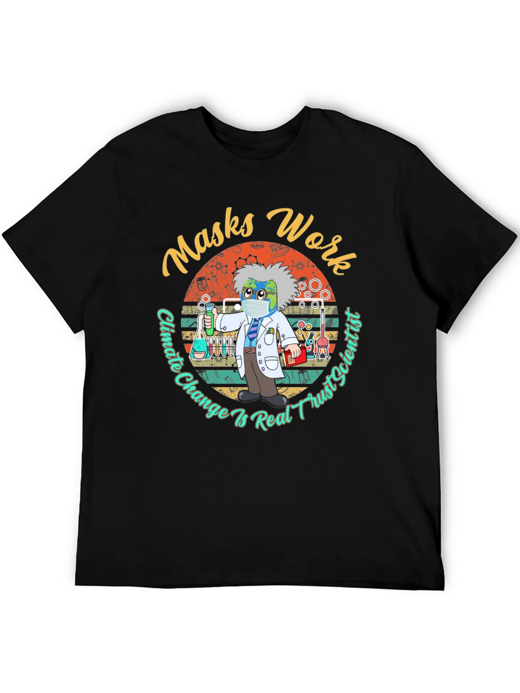 Masks Work Climate Change Tee