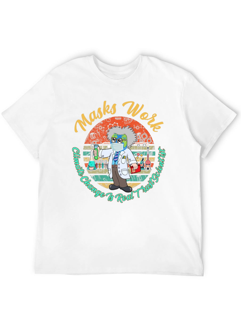 Masks Work Climate Change Tee