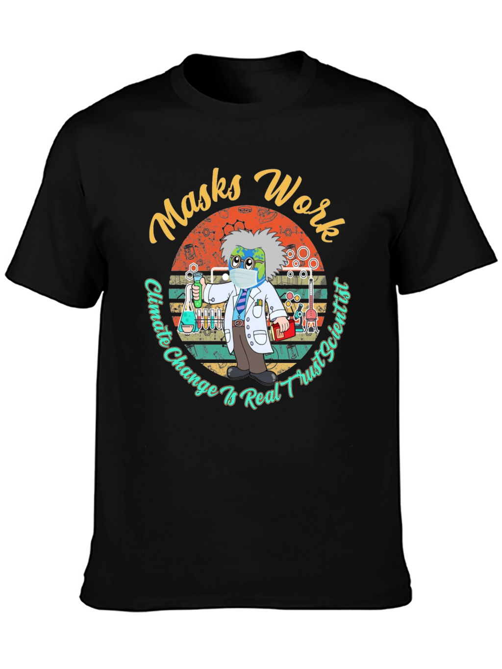 Masks Work Climate Change Tee