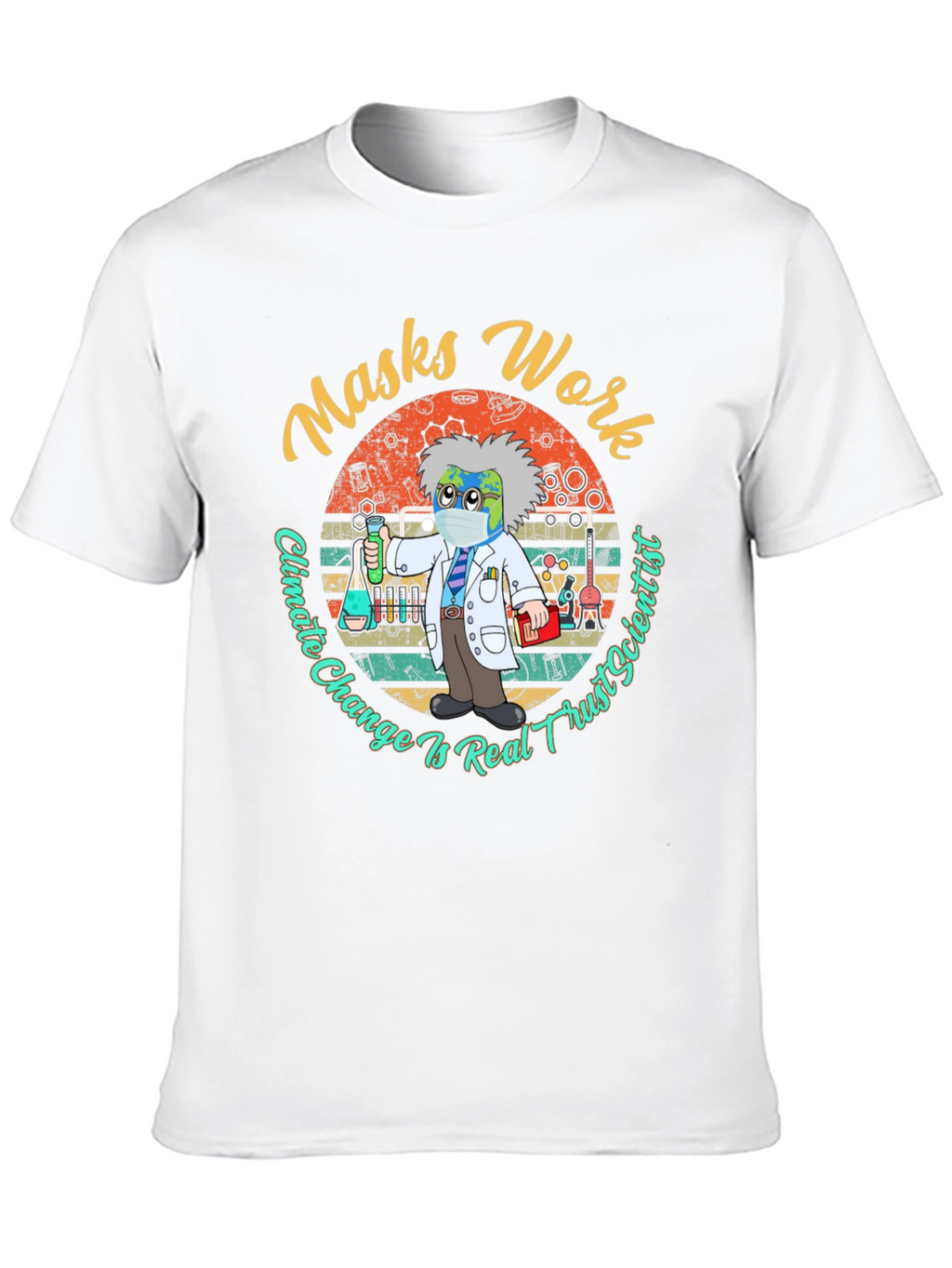 Masks Work Climate Change Tee