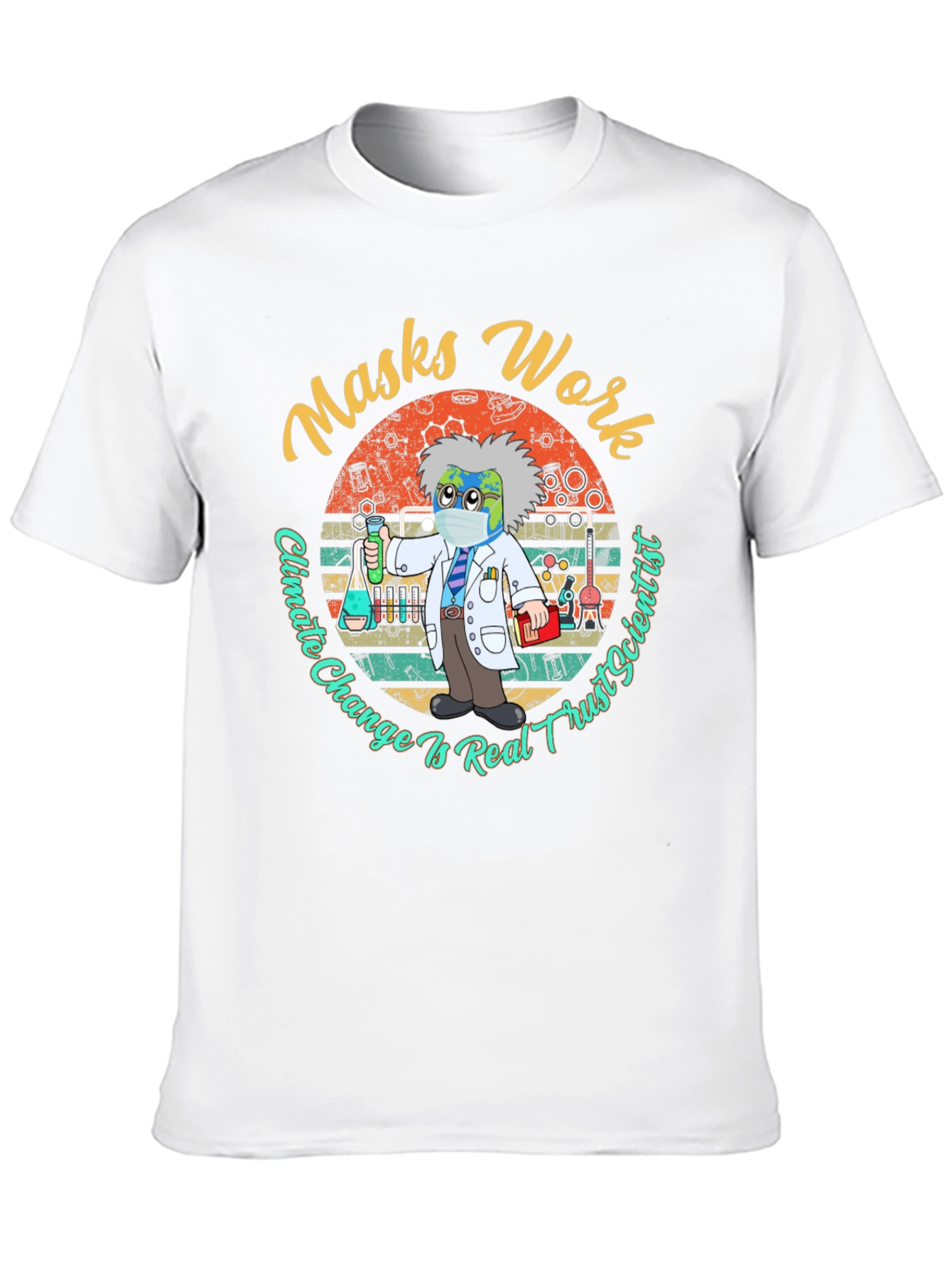 Masks Work Climate Change Tee
