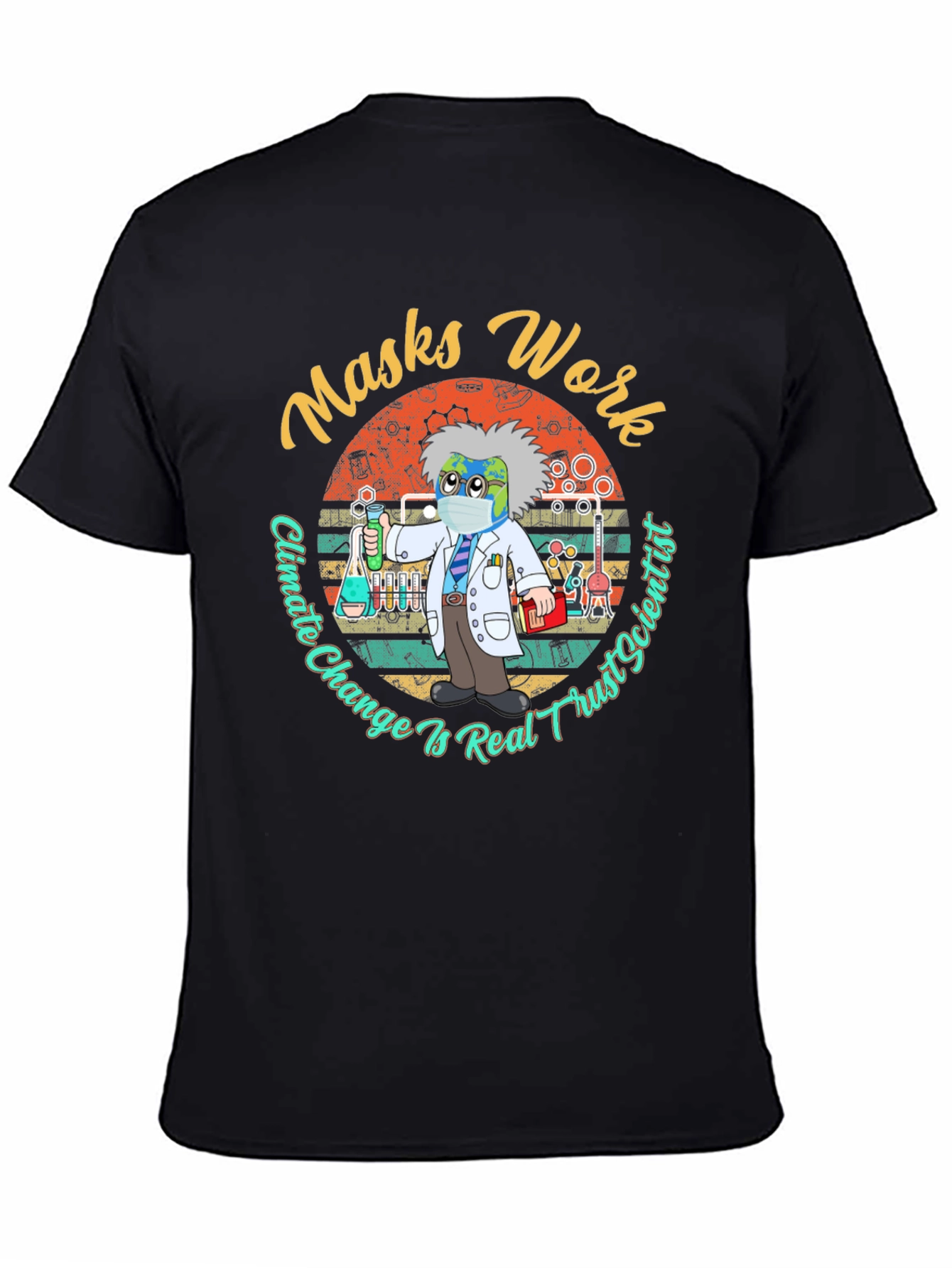 Masks Work Climate Change Tee