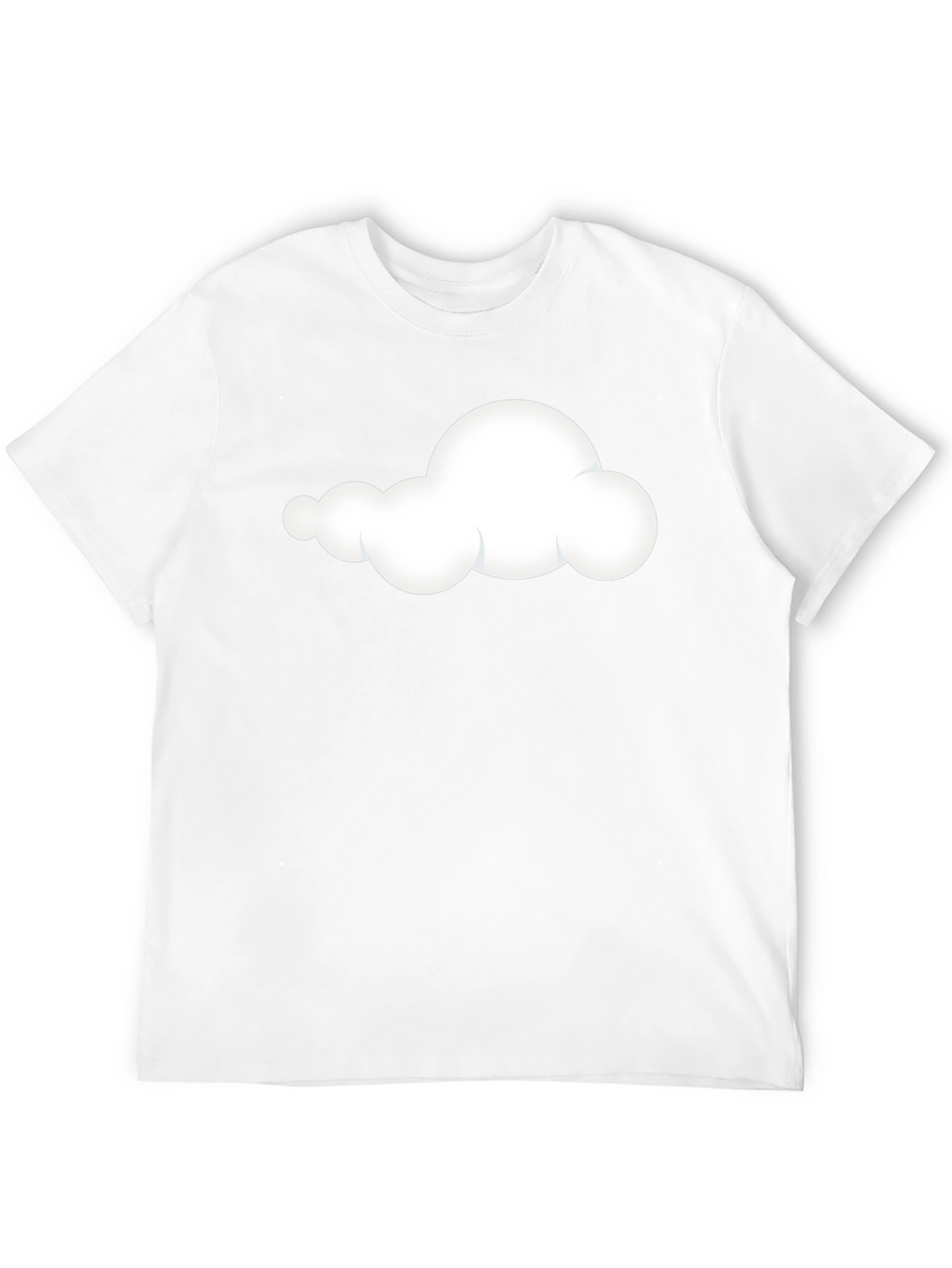 Cloud Graphic Black T-Shirt - Soft & Stylish