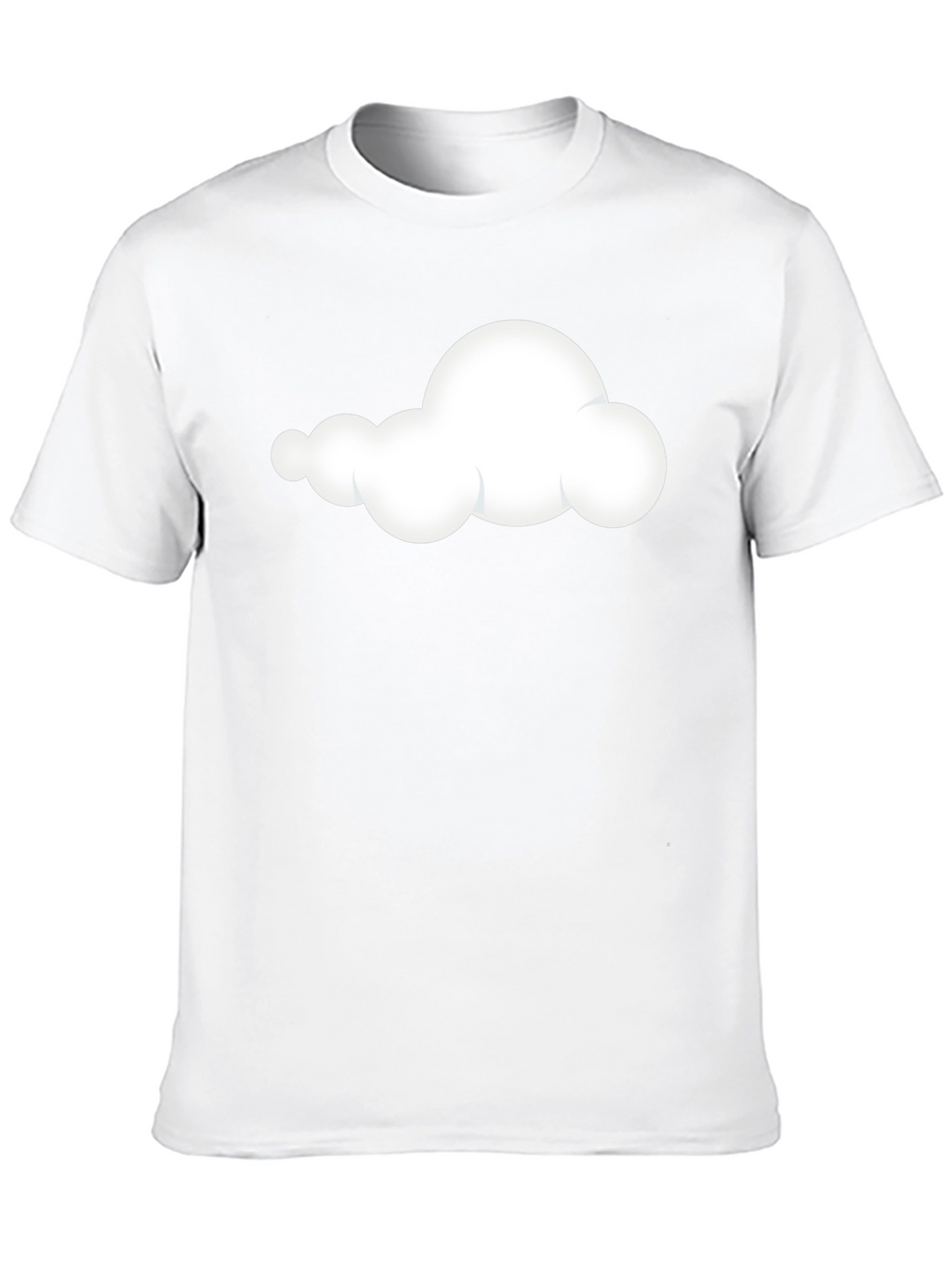 Cloud Graphic Black T-Shirt - Soft & Stylish