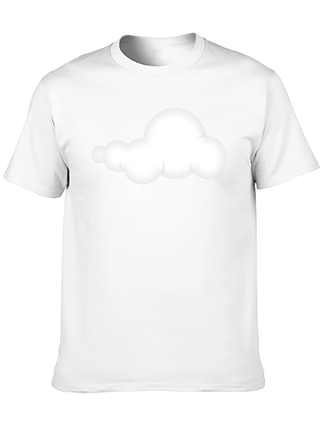 Cloud Graphic Black T-Shirt - Soft & Stylish