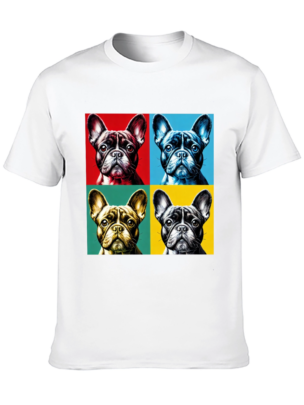 Pop Art French Bulldog Graphic Tee