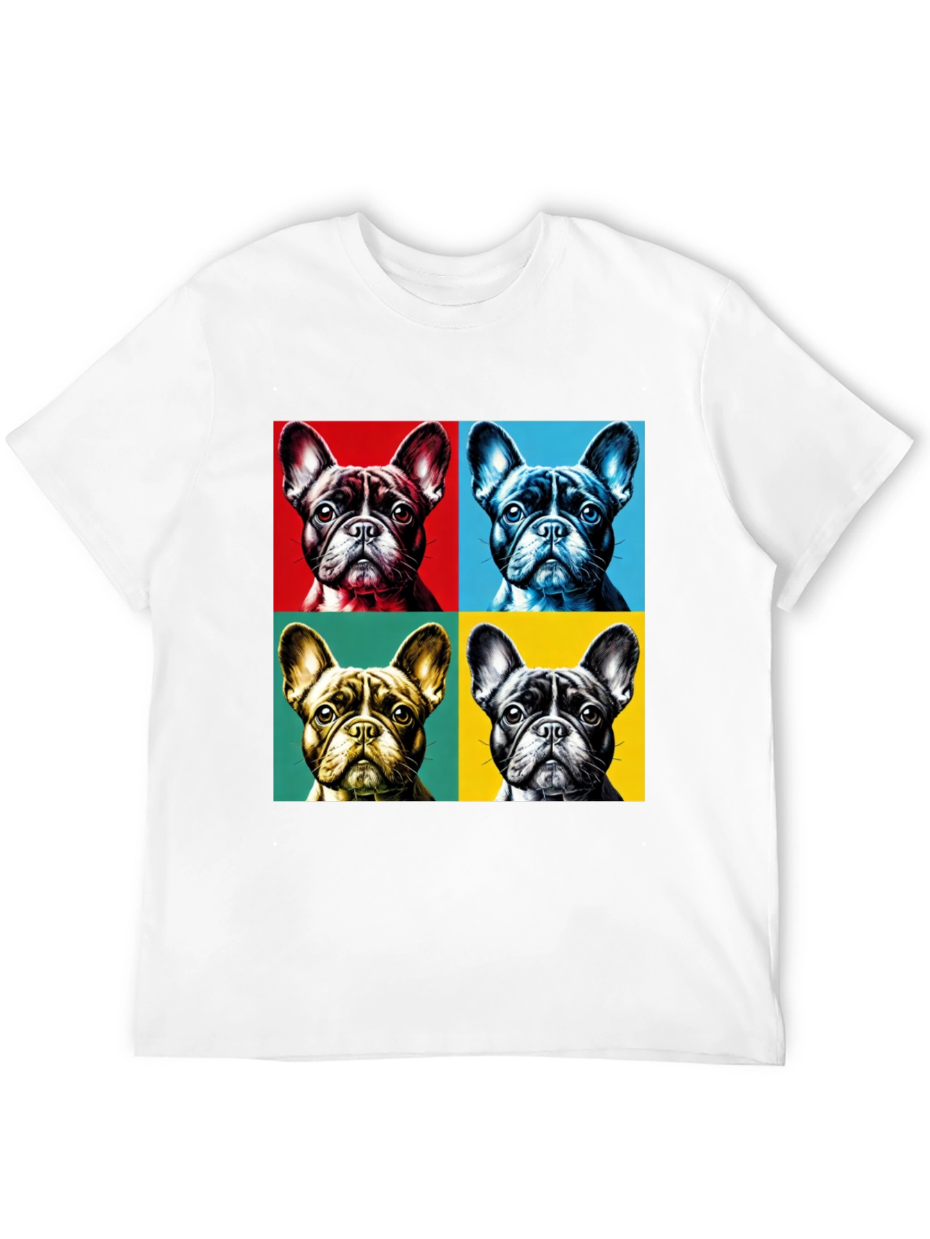Pop Art French Bulldog Graphic Tee