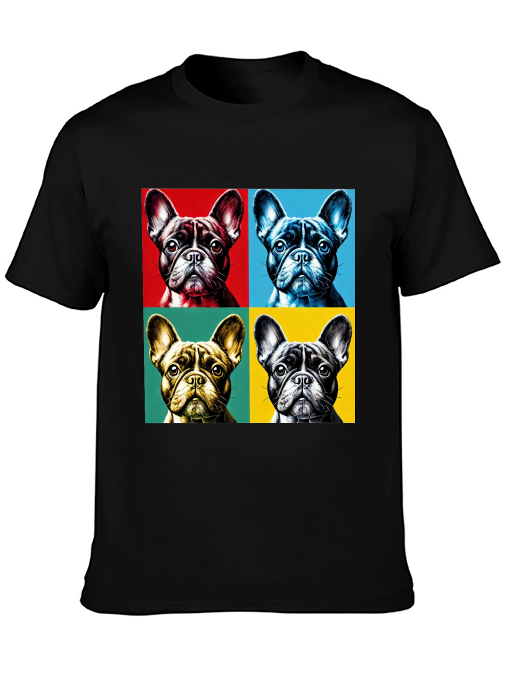 Pop Art French Bulldog Graphic Tee