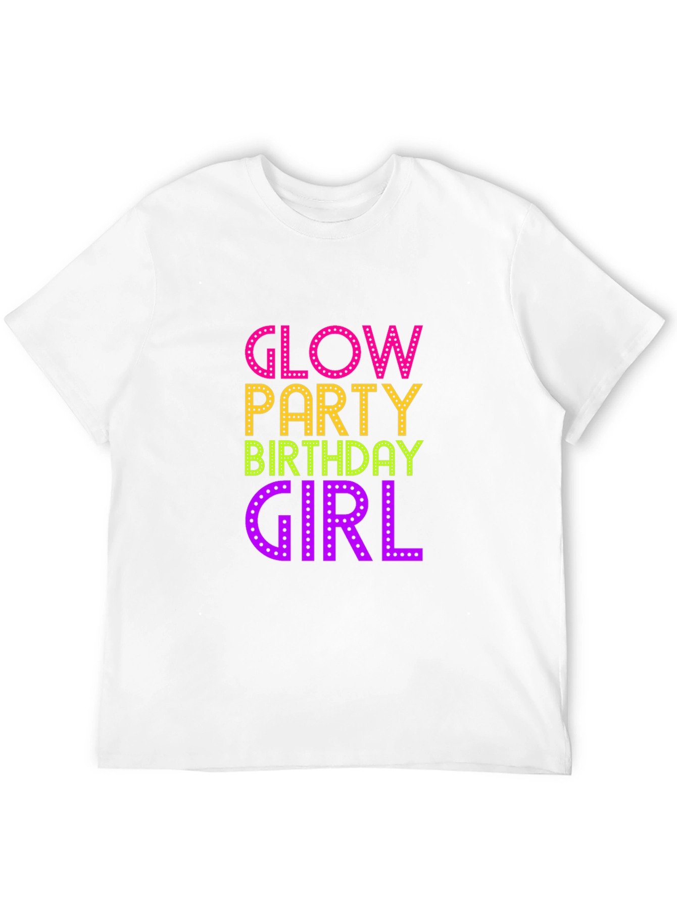 Glow Party Birthday Girl Tee
