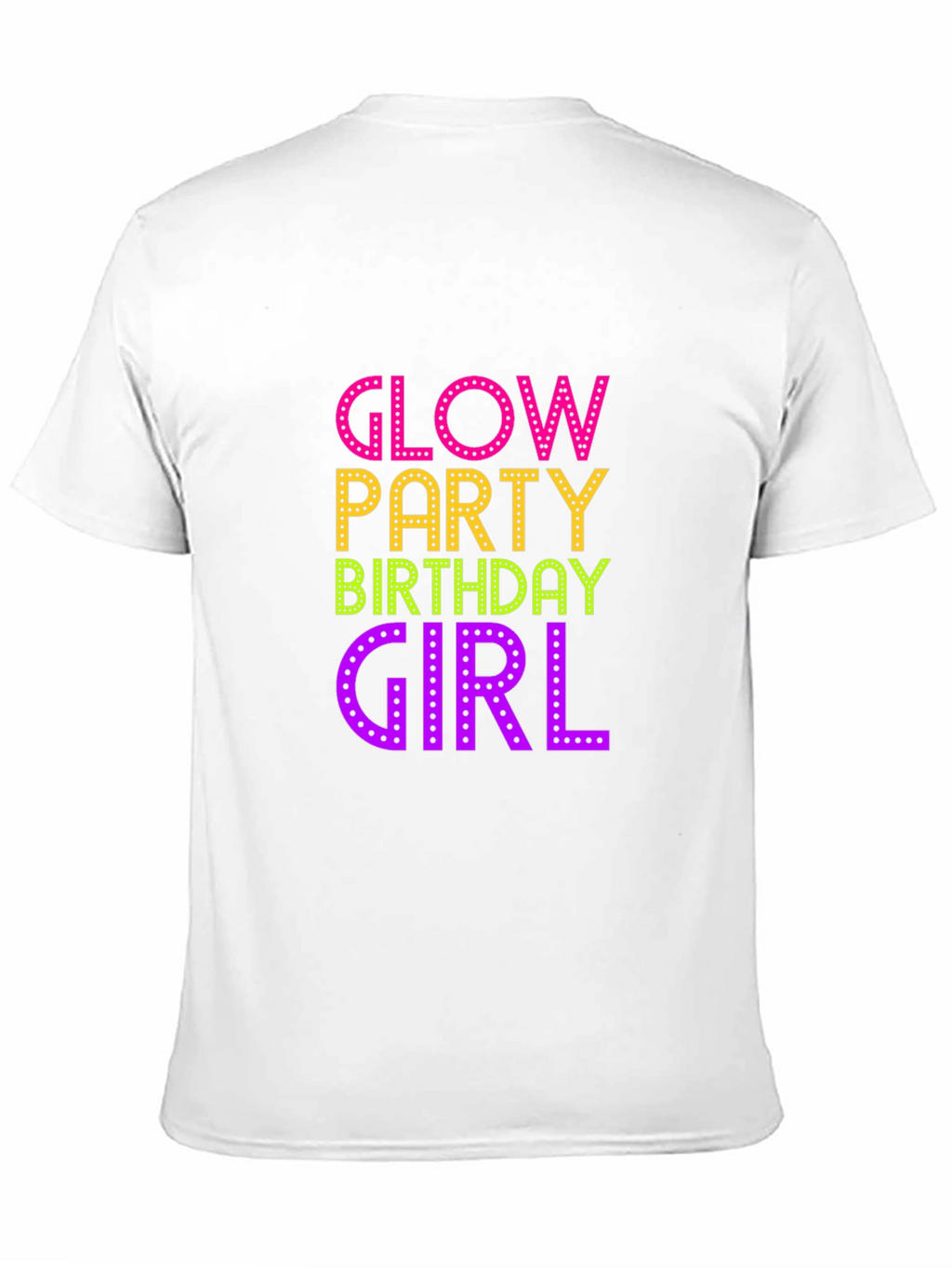 Glow Party Birthday Girl Tee