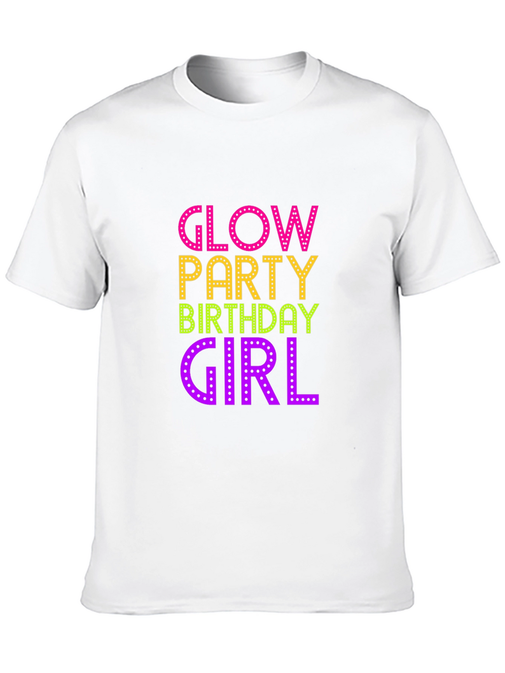 Glow Party Birthday Girl Tee