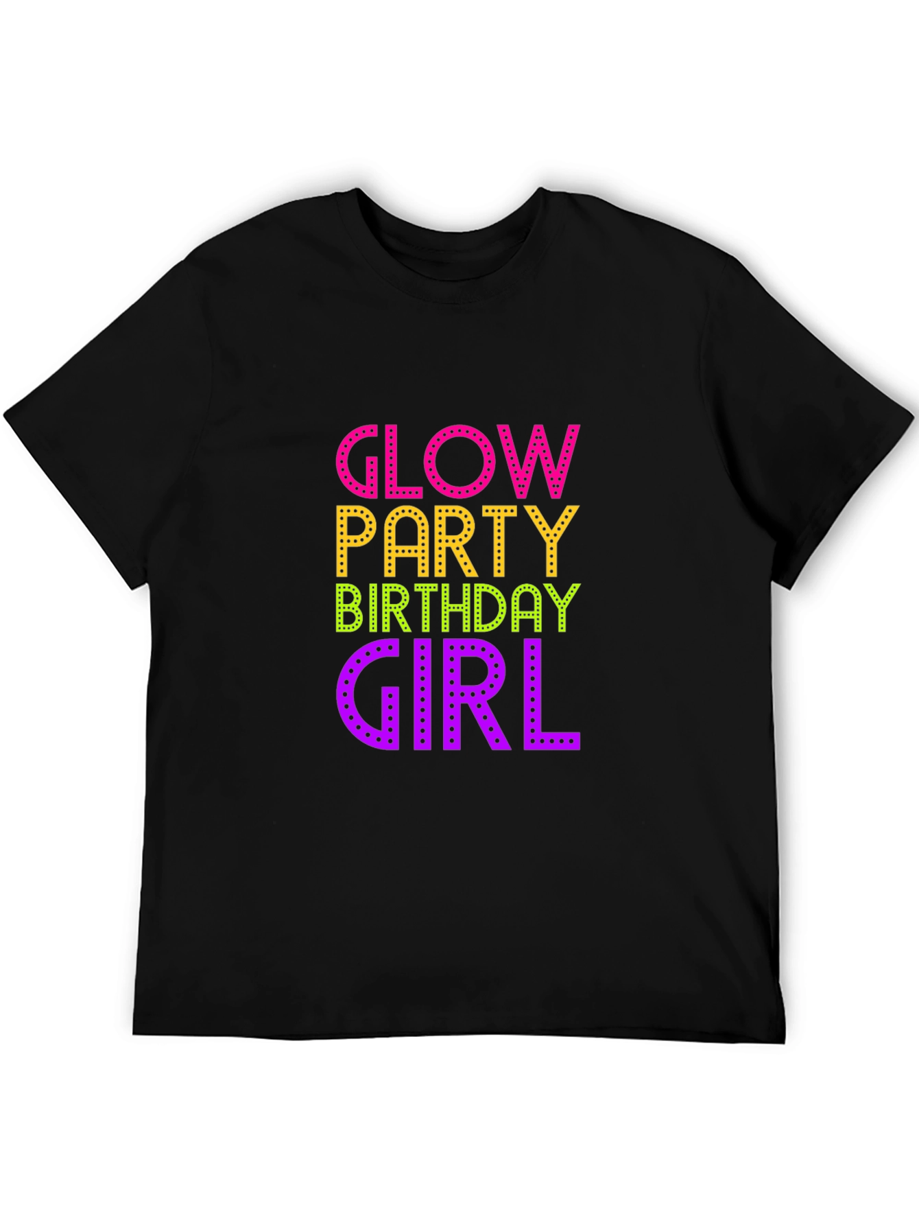 Glow Party Birthday Girl Tee