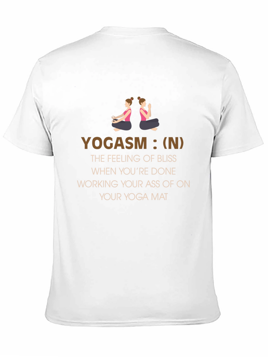 Yogasm T-Shirt: Yoga Bliss Definition Tee