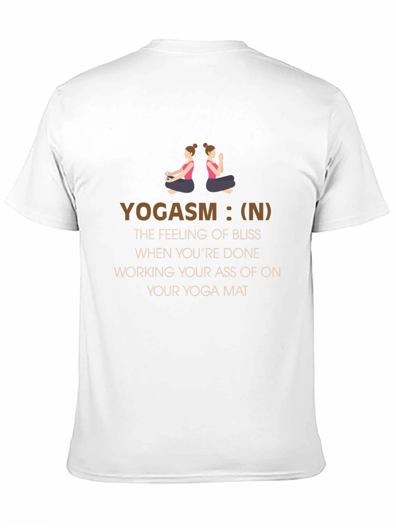 Yogasm T-Shirt: Yoga Bliss Definition Tee