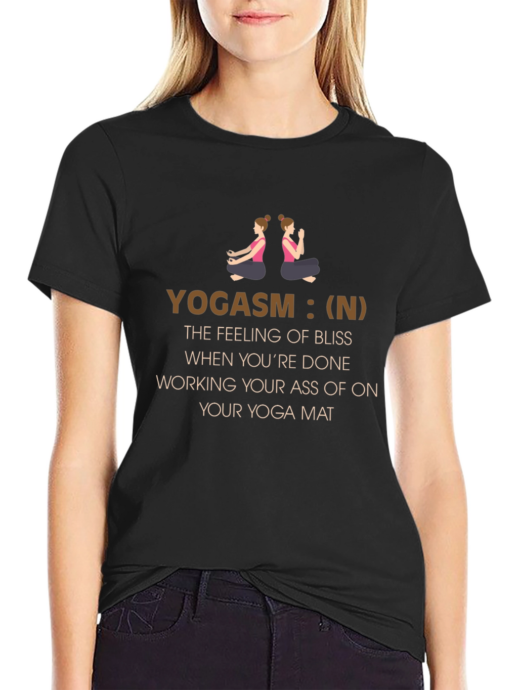 Yogasm T-Shirt: Yoga Bliss Definition Tee